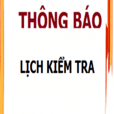 LỊCH KIỂM TRA CUỐI HỌC KỲ 1 (21-22)